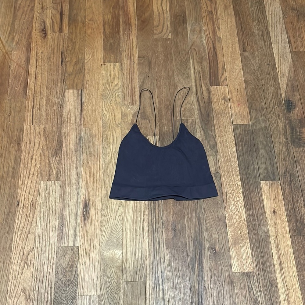 Boot Barn Cropped Tank Black